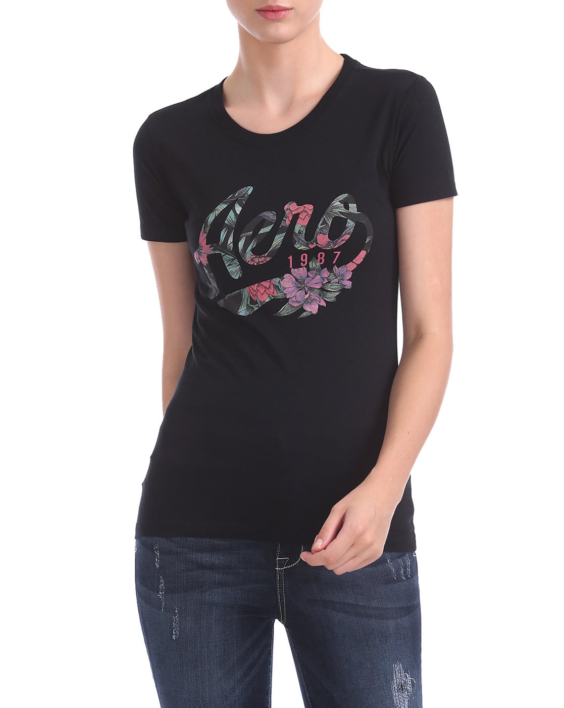 aeropostale black t shirt