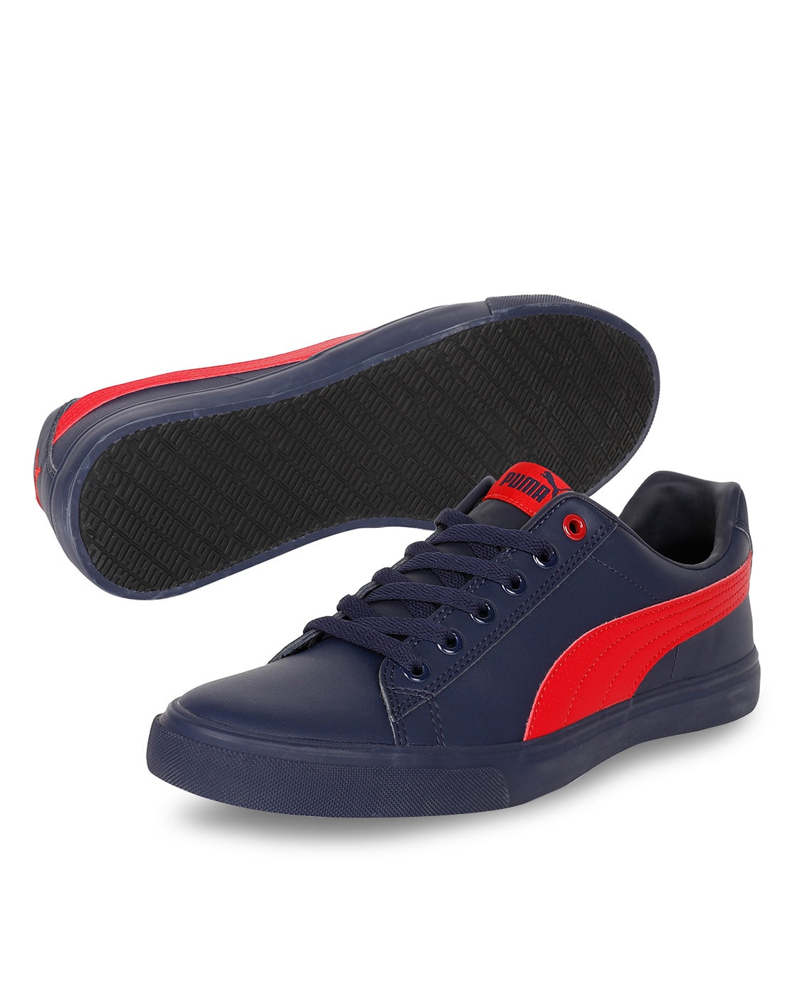 puma navy casual shoes