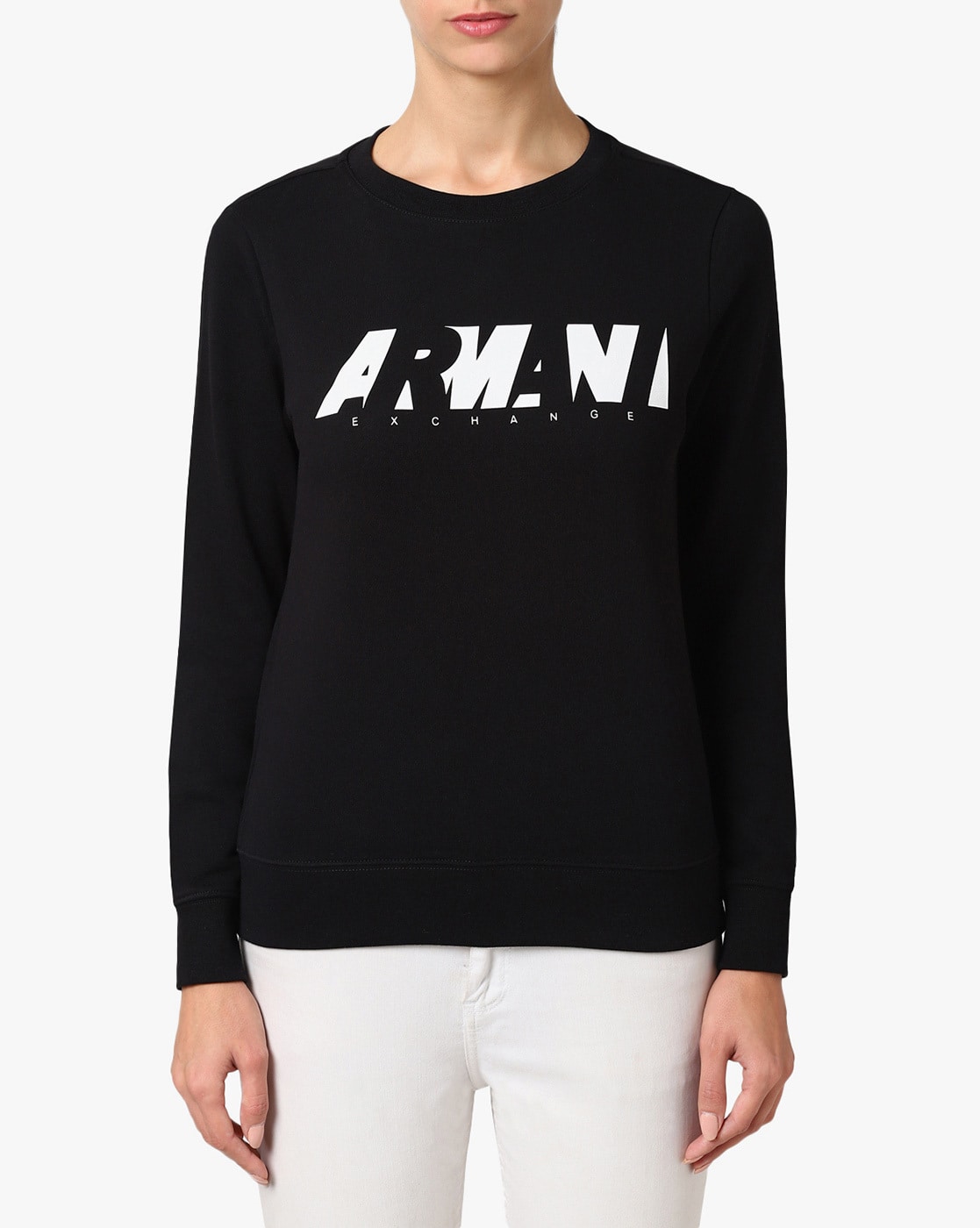 black armani sweatshirt