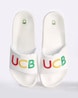 UNITED COLORS OF BENETTON Textured Slides with Signature Branding