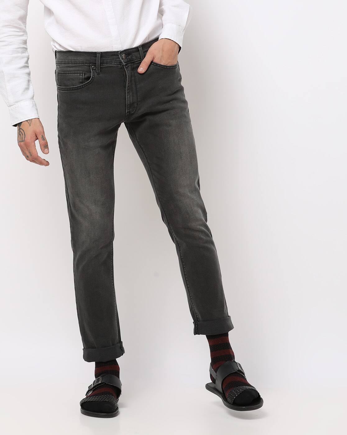 marks and spencer grey jeans