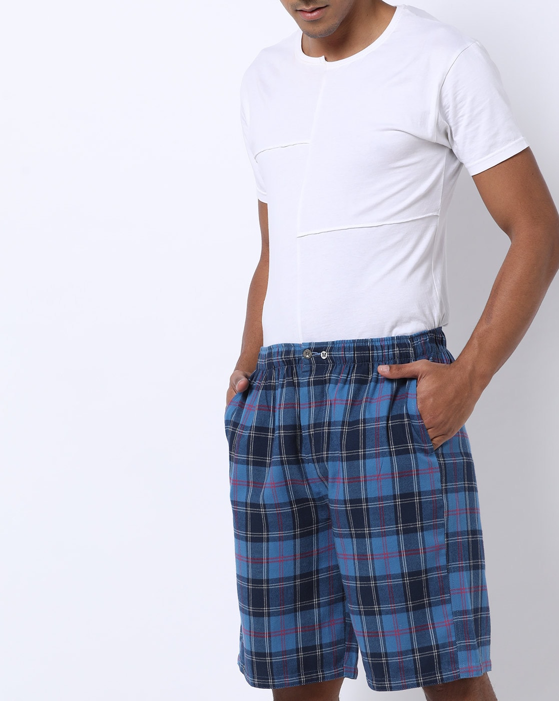 Buy Blue Shorts & 3/4ths for Men by NETPLAY Online