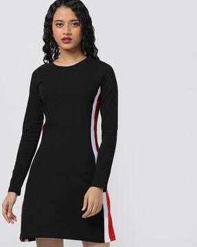 bodycon dress with side panels