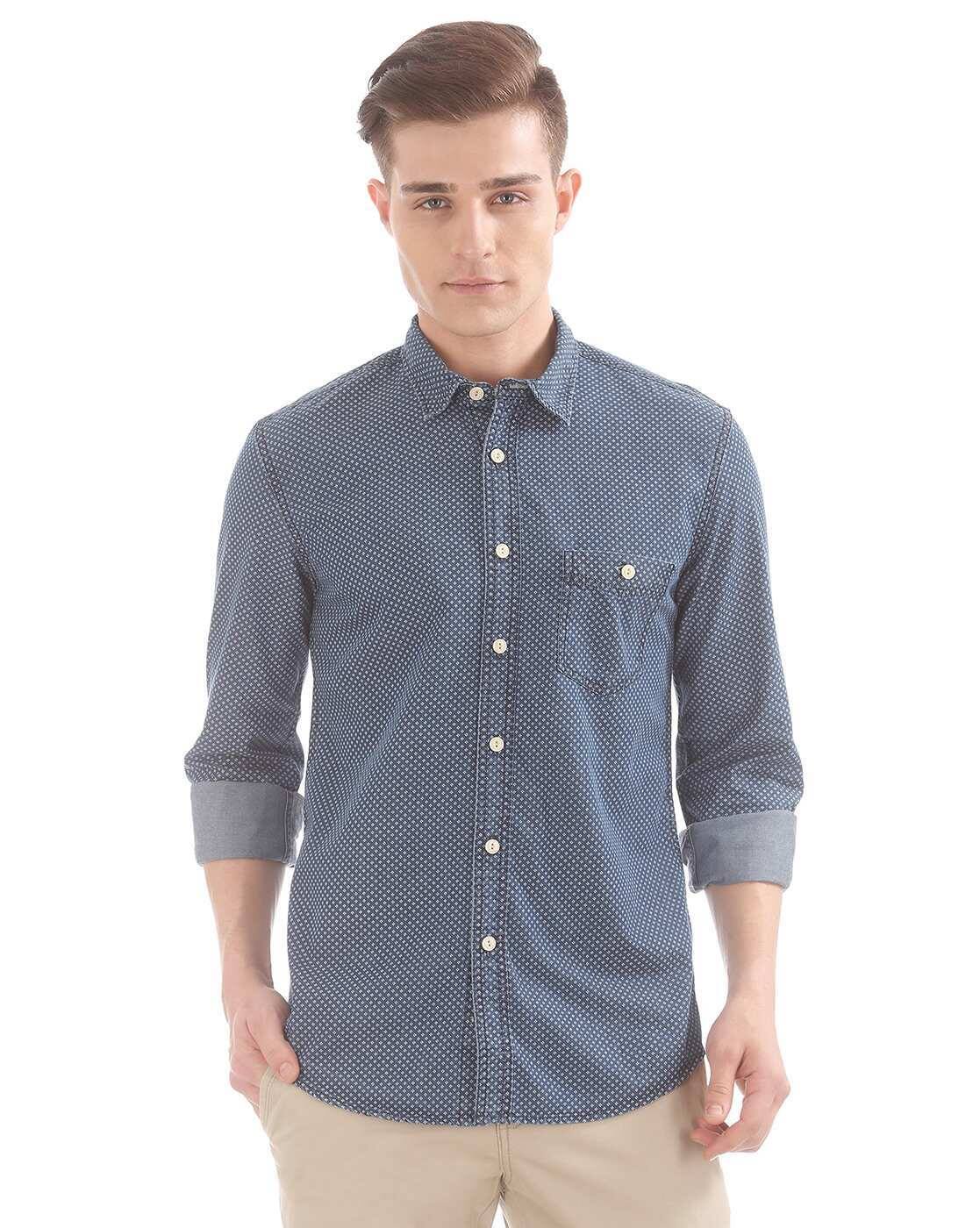 cherokee denim shirts