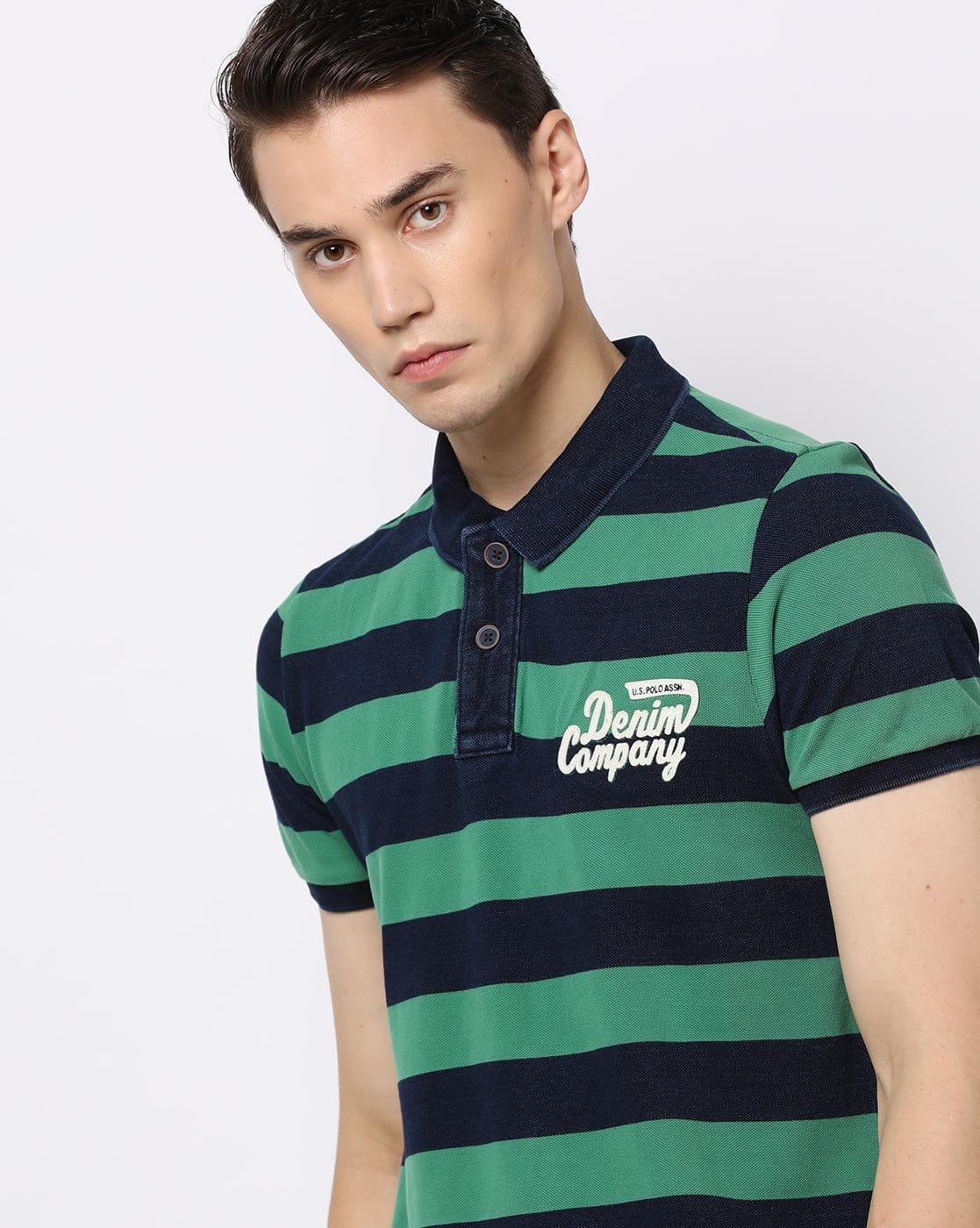 us polo striped t shirt