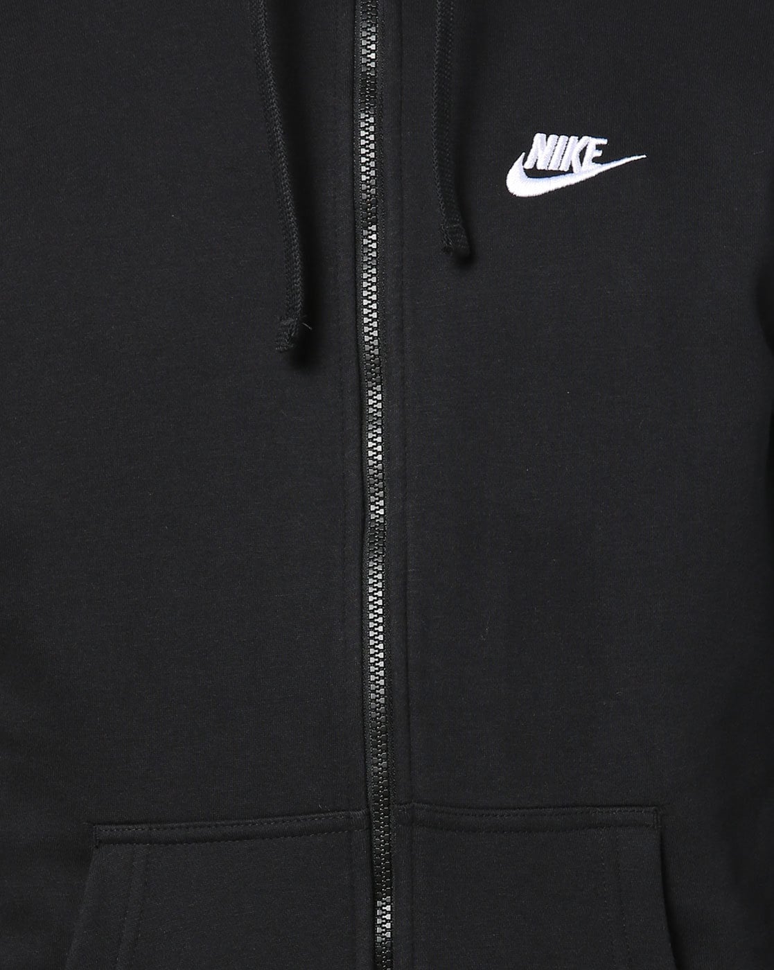 Nike black hotsell zip up sweater