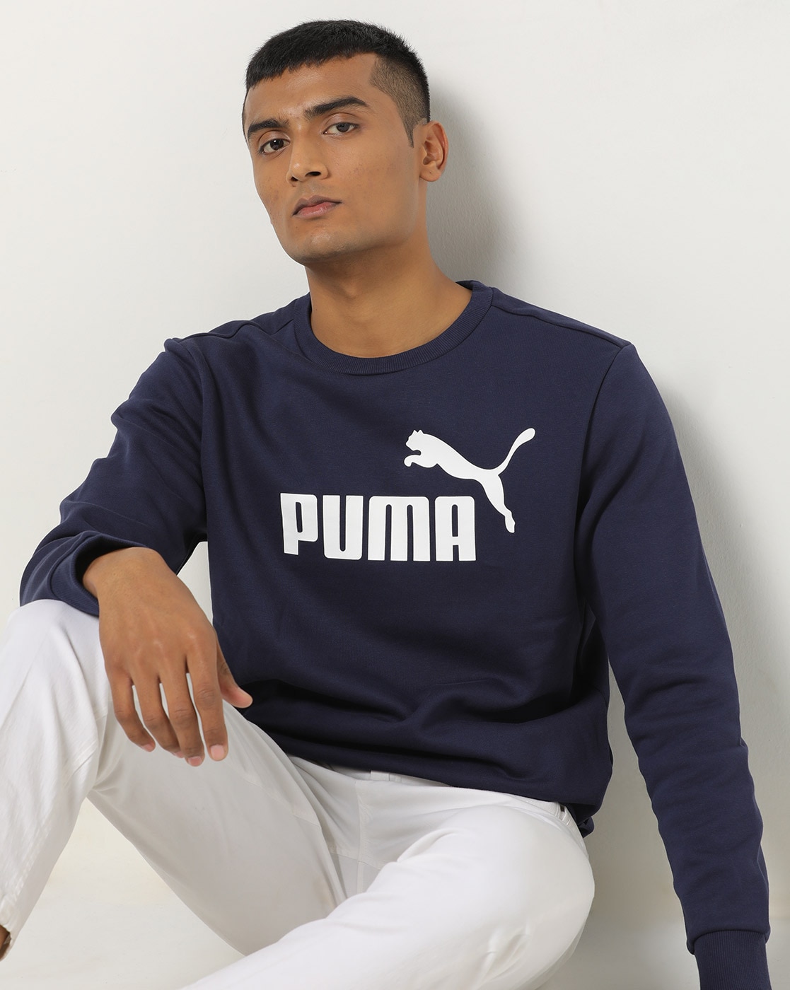 dark blue puma hoodie