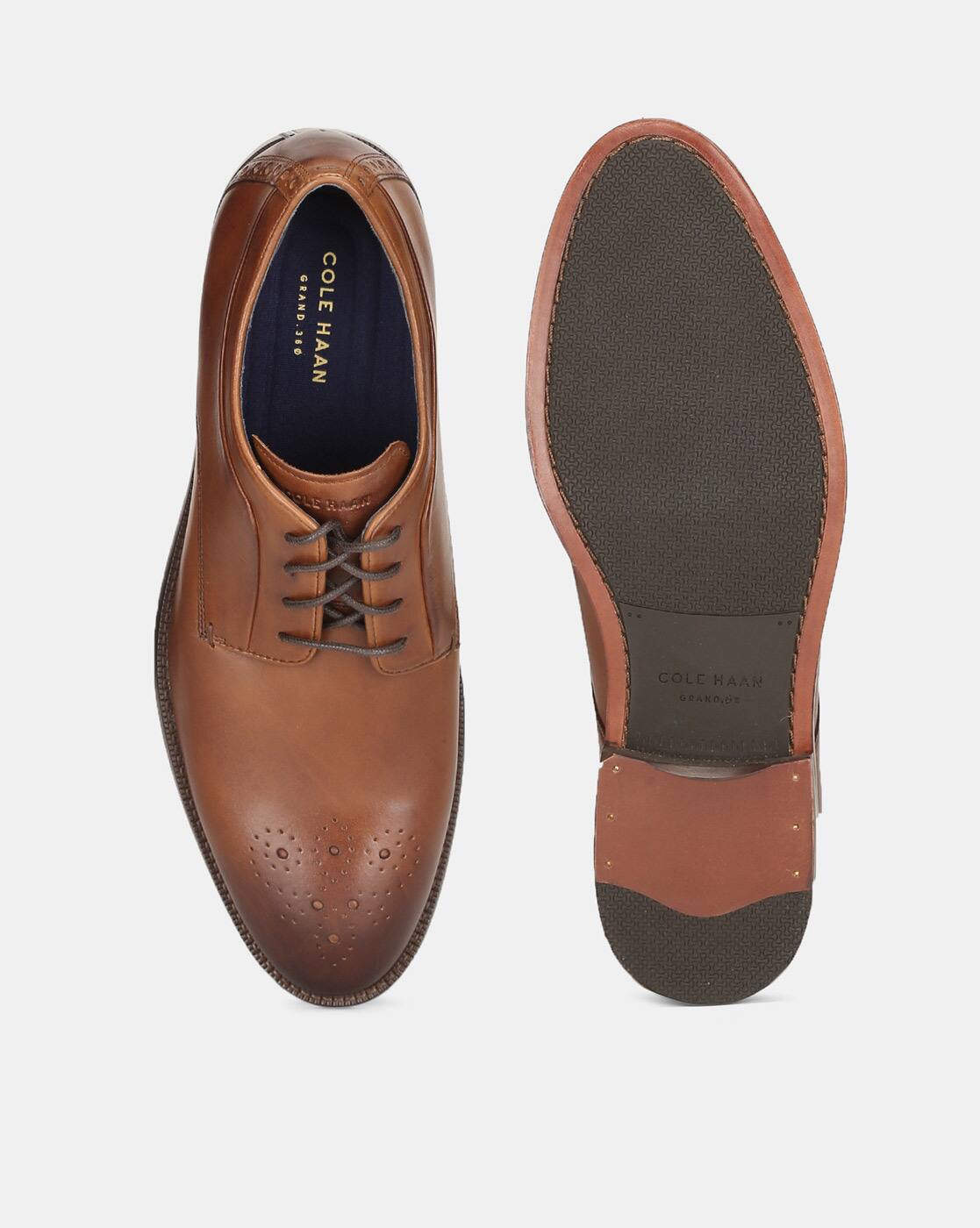 Cole Haan Grand 2.0 Brogued Derby Shoes 