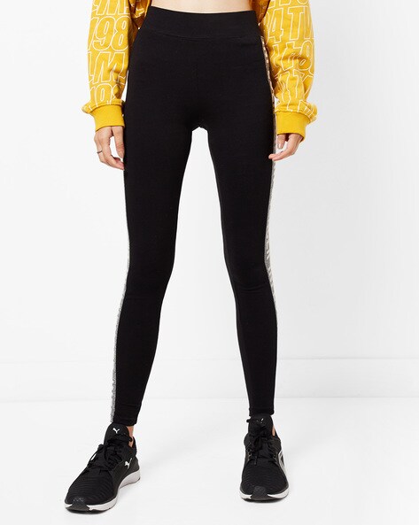 Buy Black Leggings for Women by TALLY WEiJL Online