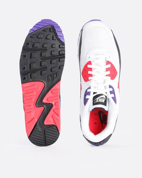 nike air max 90 trainers in white colourblock