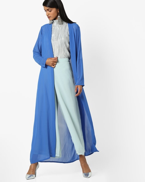 Long deals blue shrug