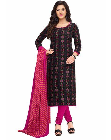 black salwar material