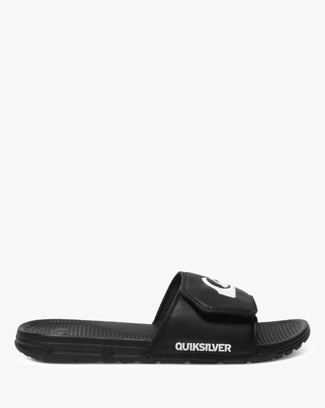 Mens black adjustable slides new arrivals