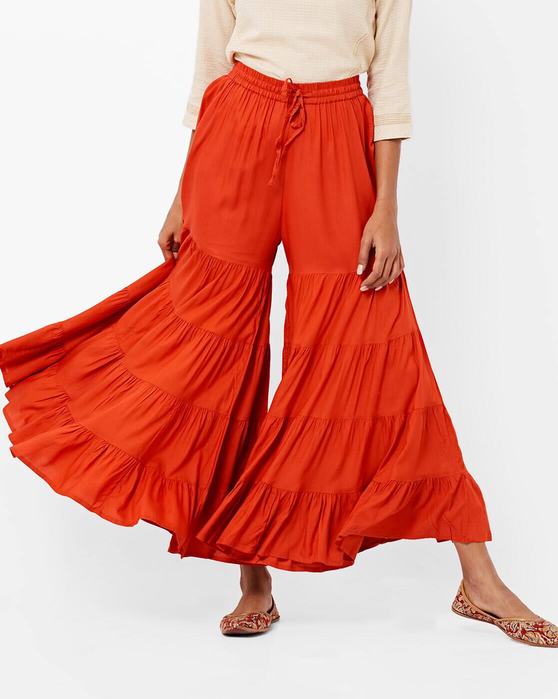 flared palazzo pants online