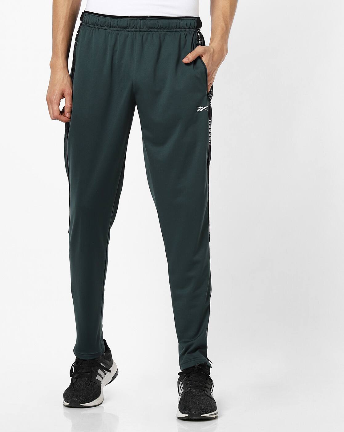 Buy Green Track Pants for Men by Reebok 