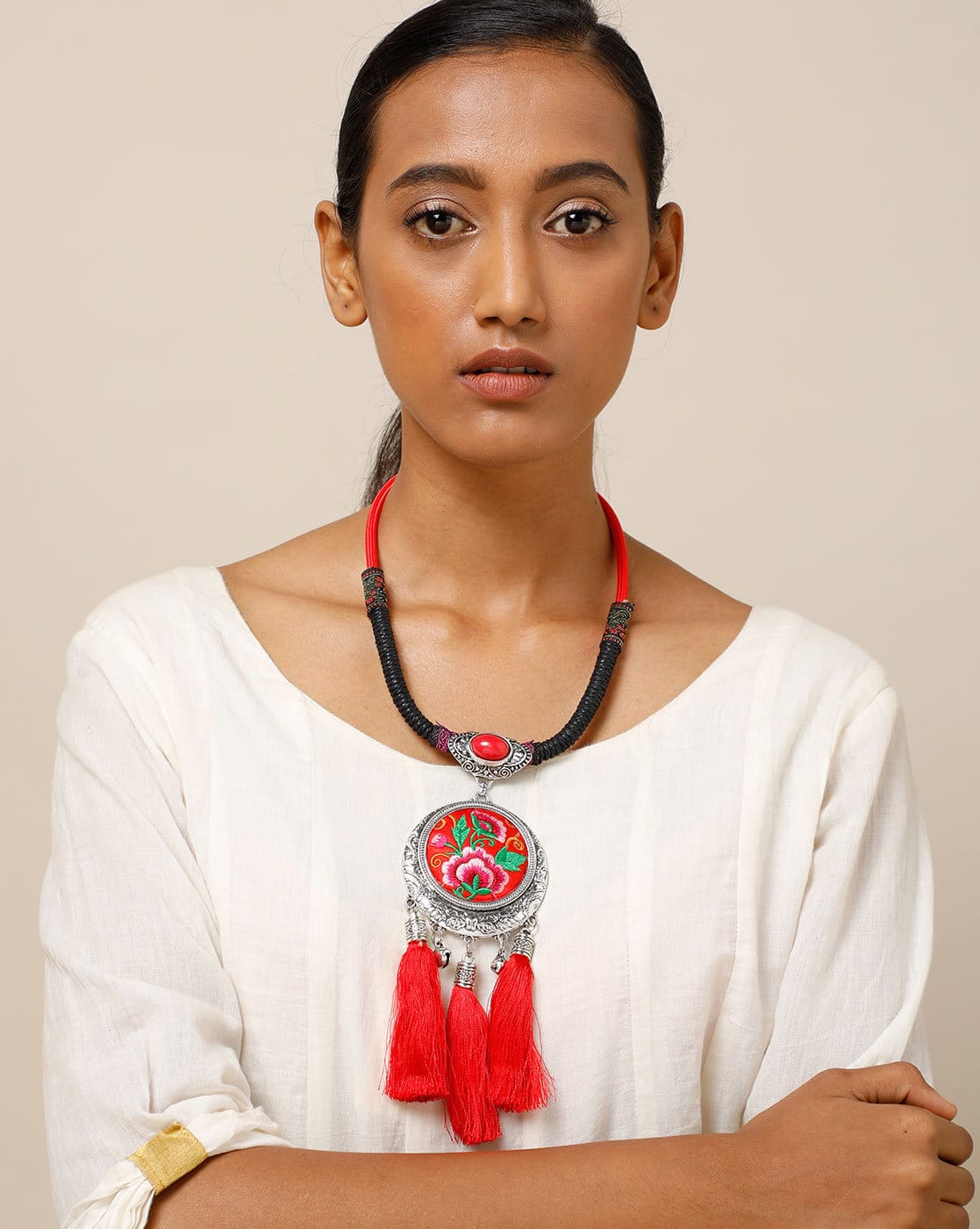 Image result for tassel necklaces