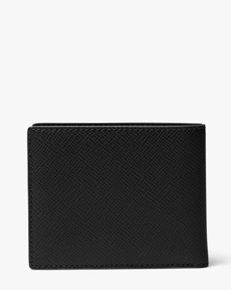 Coin Card Holder - Luxury Taiga Leather Black