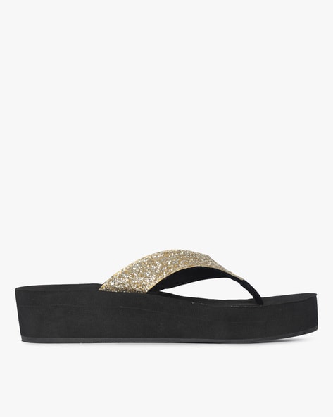 Buy Gold Flip Flop \u0026 Slippers for Women 