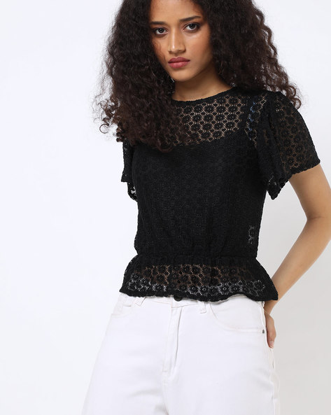 Buy Black Tops for Women by RIO Online