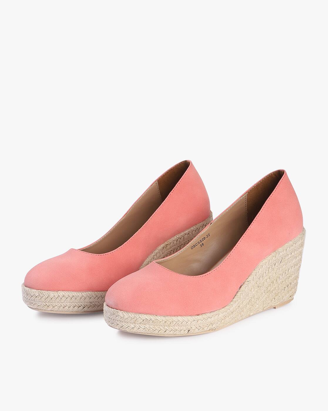 pink wedges