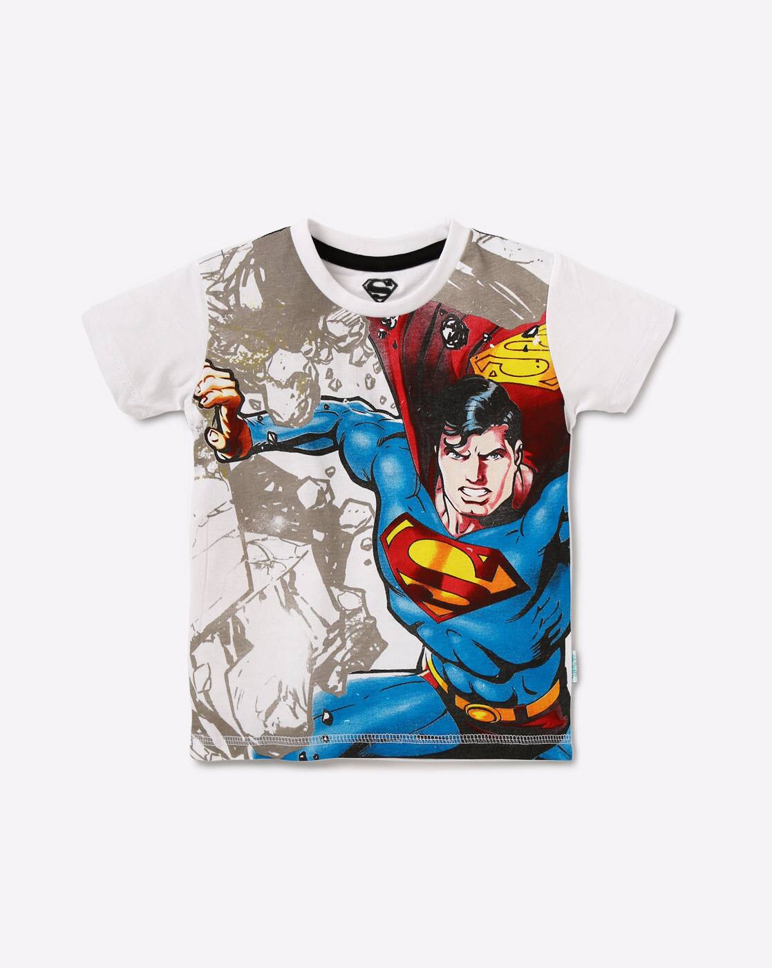 Buy White Tshirts for Boys by KIDSVILLE 
