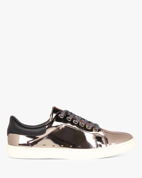 ANTHONY WANG Space Candy Studded Wedge Sneaker SPACE CANDY-SLV - Shiekh