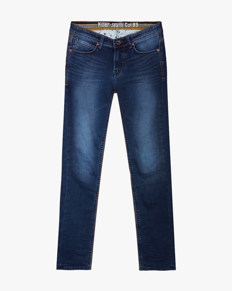 Killer dark blue washed skinny fit jeans - G3-MJE4751 | G3fashion.com