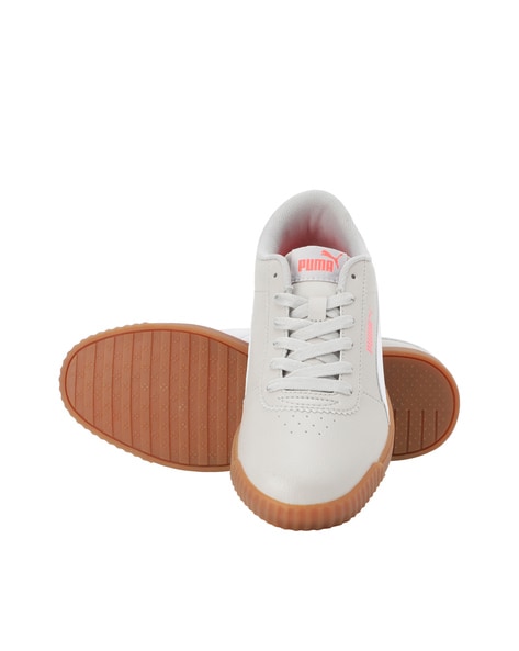 cream puma shoes