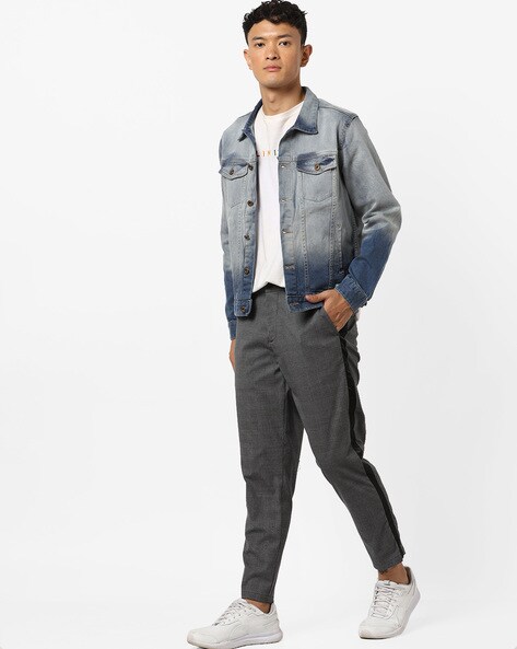 Buy Locomotive China Blue Trucker Fit Denim Jacket for Men Online at  Rs.1199 - Ketch