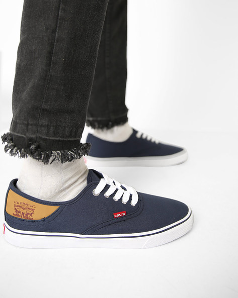 Shop Latest Range Of Levis Blue Sneakers Online At Best Deals