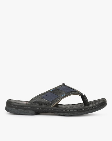 Lee Cooper Panelled Thong-Strap Slippers