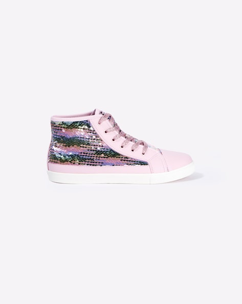 Buy Pink Sneakers For Girls By United Colors Of Benetton Online Ajio Com