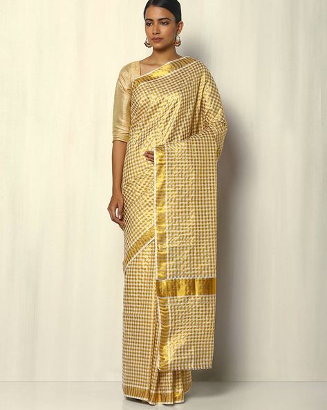 Buy Kerala Kasavu Saree, Traditional Saree , Onam Dress , Traditional Wear  Online in India - Etsy | Kasavu saree, Saree, Onam dress