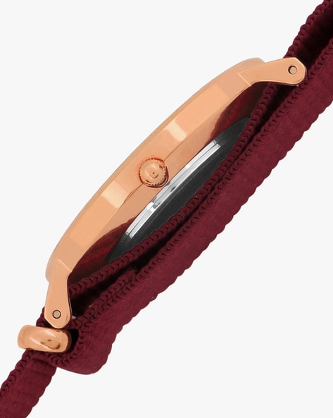 Daniel wellington sale maroon strap