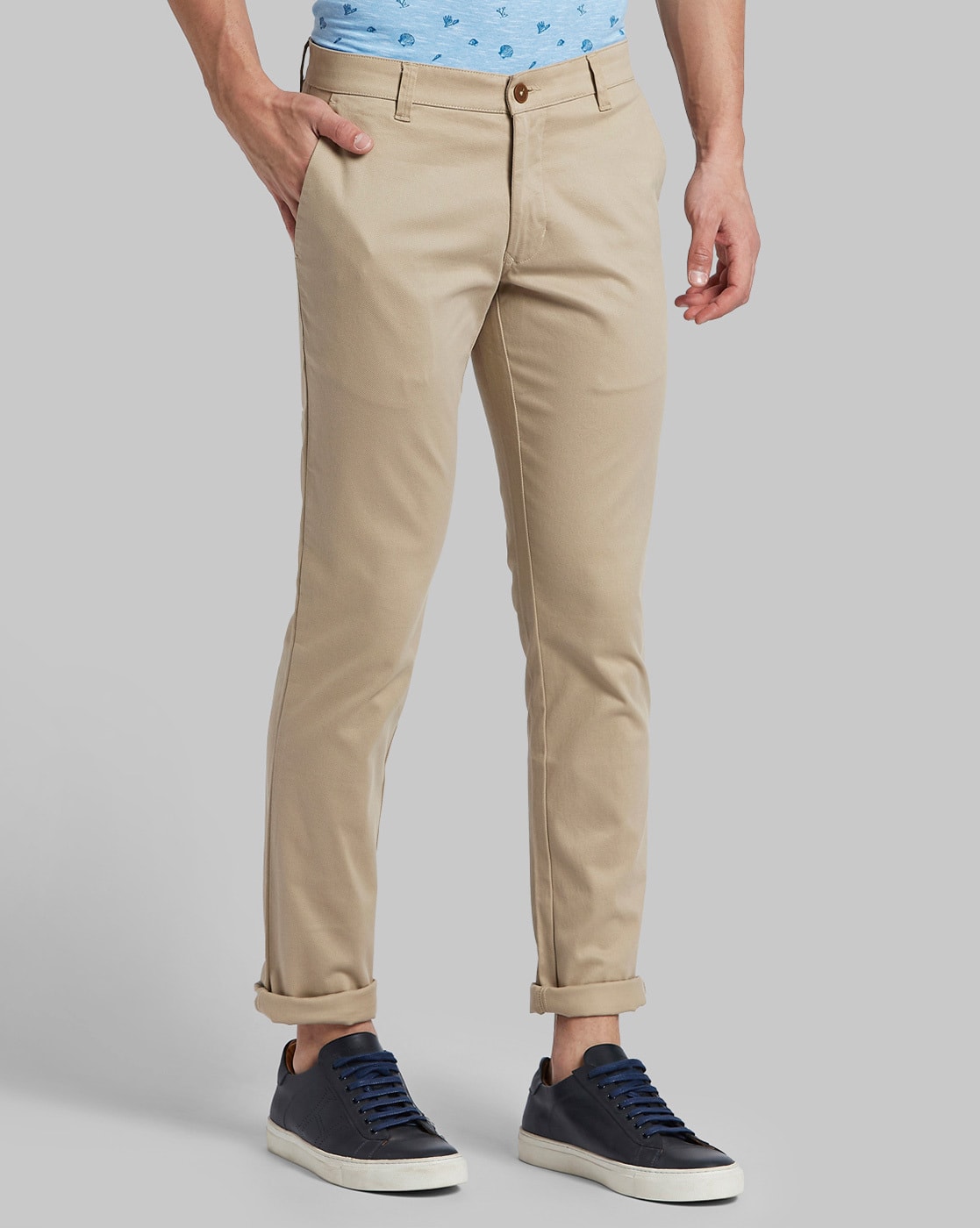 beige skinny trousers mens