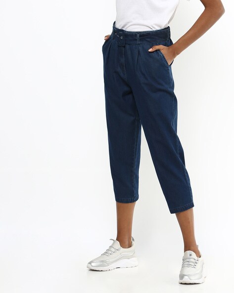 Grace and Lace- Mel's Fave Distressed Straight Leg Cropped Denim in Vintage  Mid-Wash - Sublime Boutique