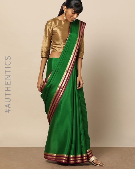 Lovely Nauvari Sarees On Maharashtrian Brides That We Loved! | WedMeGood