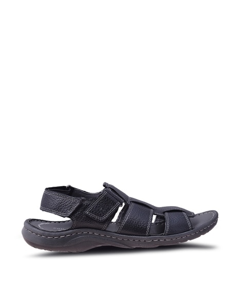 Clarks black strappy sale sandals