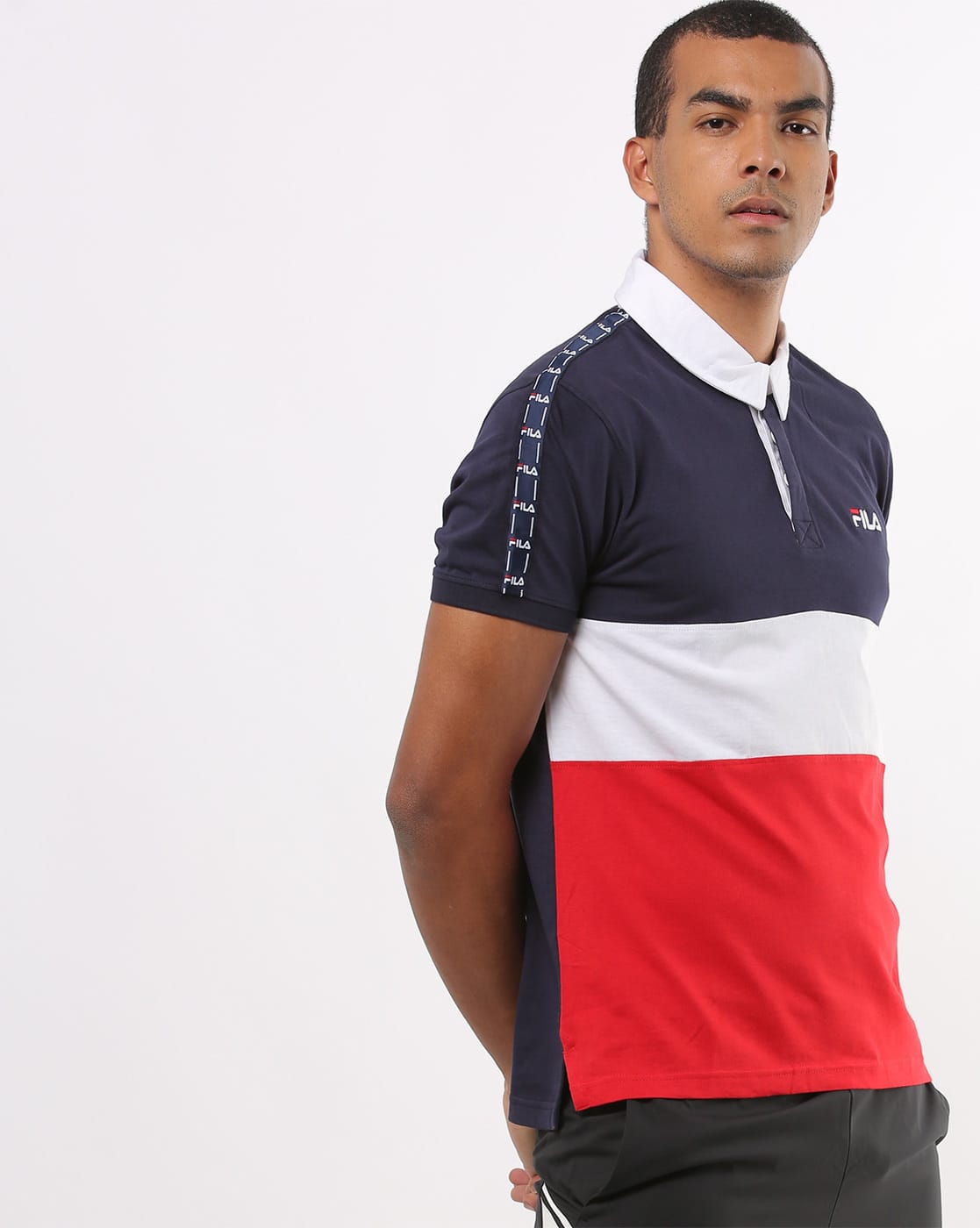 Buy Navy Blue \u0026 Red Tshirts for Men by 