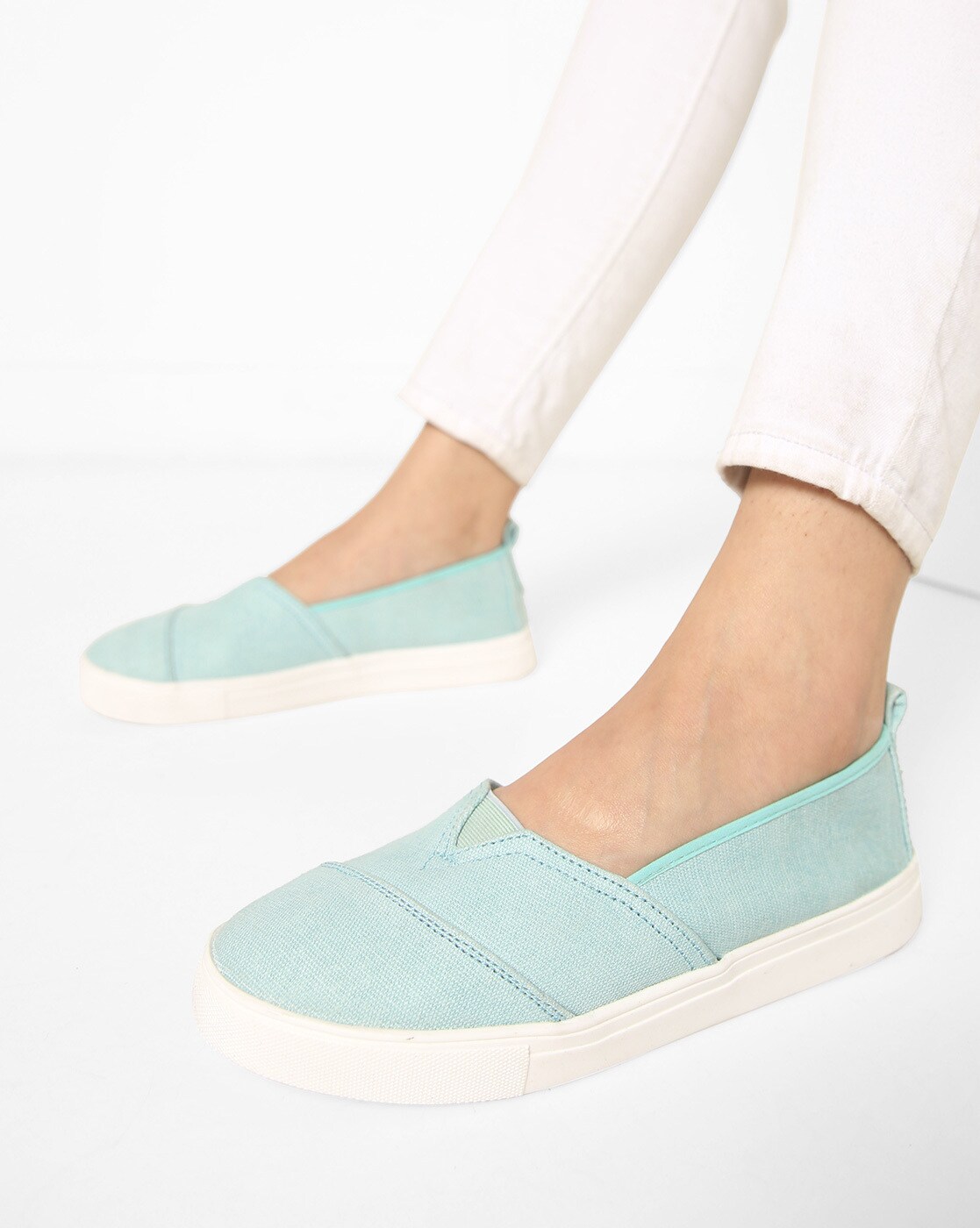 mint canvas shoes