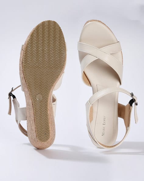 Strappy Wedges with Buckle Closure (Image - 3)