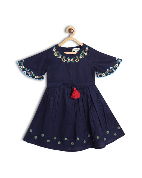 mirror work frock