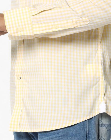 Checked Slim Fit Cotton Shirt (Image - 2)