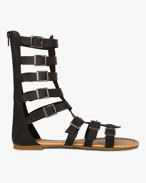 Chanel 16S 2016 Summer Tall Gladiator Sandals w Leather Bows and Pearl –  HelensChanel