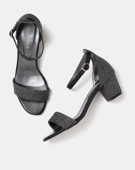 one strap sandal heels