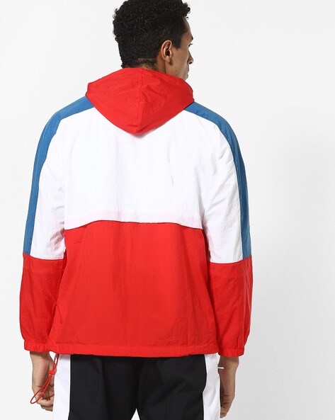 Nike Men's Long-Sleeve Woven Coach Jacket XL / University Red/University Red/White