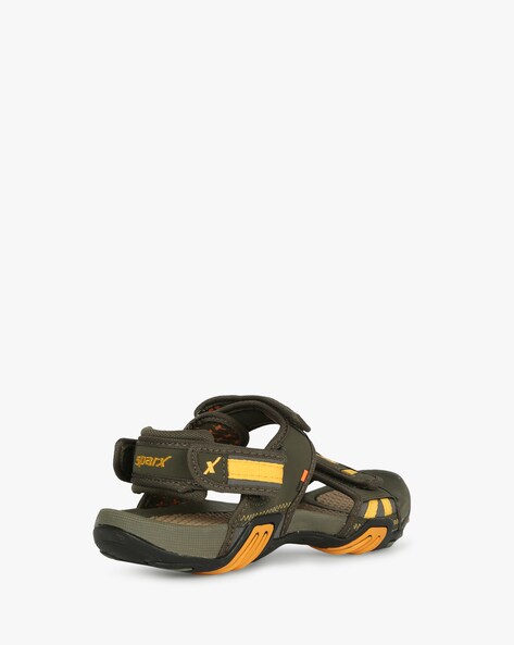 Buy Olive Green Yellow Sandals for Men by SPARX Online Ajio