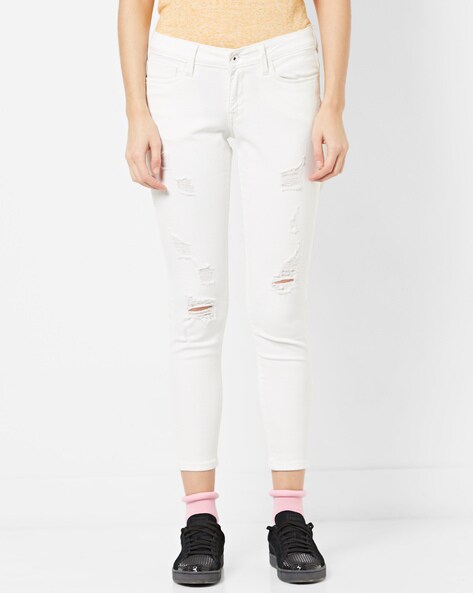 Buy White Jeans & Jeggings for Women by Pepe Jeans Online