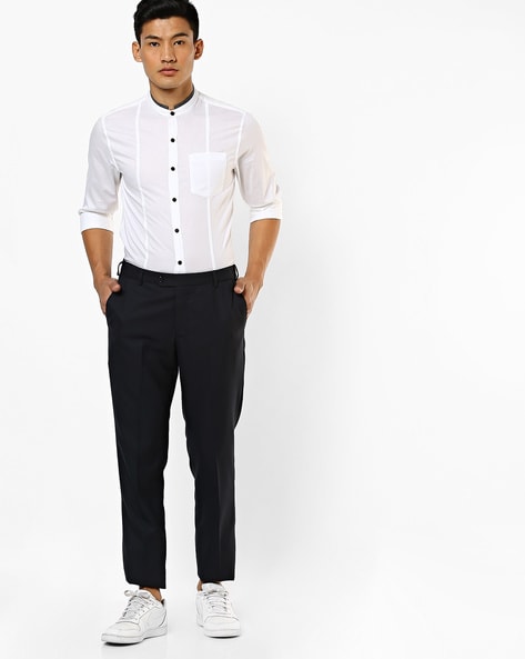 Buy Navy Trousers & Pants for Men by JOHN PLAYERS Online