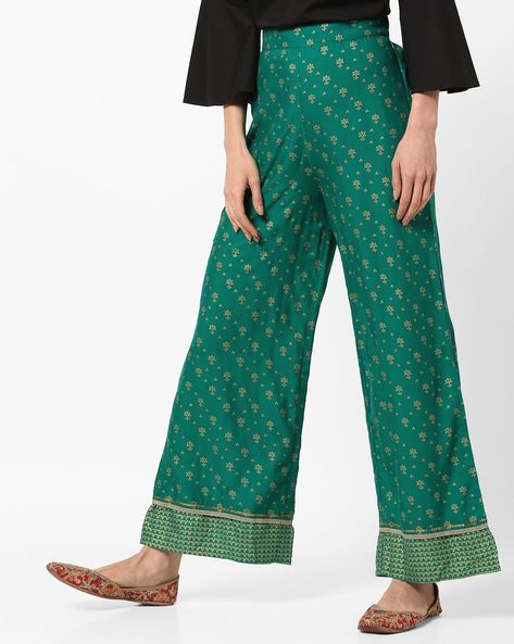 Foil Print Palazzo Pants Price in India